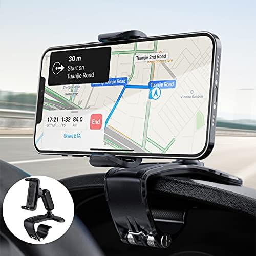 CORROY Araç Telefonu Tutucu Dağı Dashboard Klip Cep Telefonu Tutucu için Araba Güneşlik, dikiz Aynası, 4.7 ila 6.5 inç Telefonları