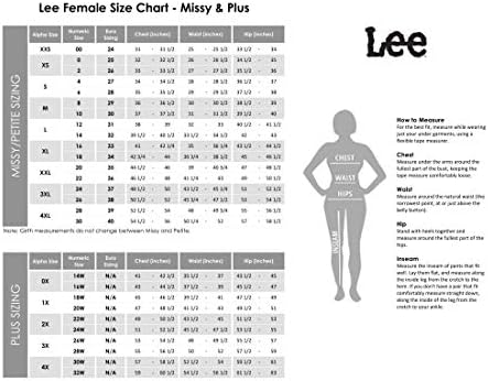Lee Kadın Esnek Hareket Düzenli Fit Düz Bacak Jean