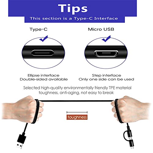 USB C Adaptör Şarj Cihazı Şarj Kablosu Güç Kablosu Dikkat Çekici 1, 2 Kağıt Tablet, Onn Pro 8, Pro 10.1, ONN Surf 7, Surf 8”