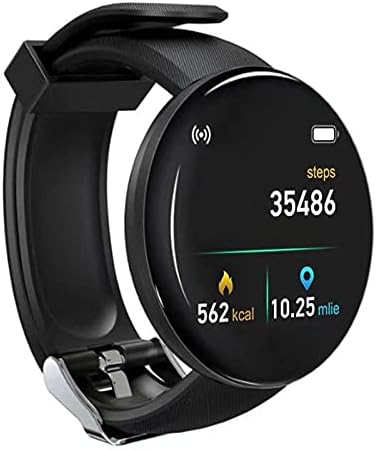 MLAGJSS D18S akıllı saat, IP65 Su Geçirmez Spor İzle, 1.44 TFT Renkli Ekran Spor Izci, Erkekler Kadınlar için Smartwatch