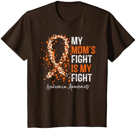 Annemin Mücadele Benim Mücadele - Lösemi Farkındalık Hediyeler T-Shirt