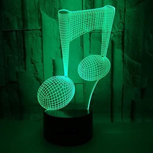 TYXL Masa Lambası not 3D Gece lambası renkli görsel ışık dokunmatik uzaktan kumanda yatak odası küçük masa Lambası masa lambası
