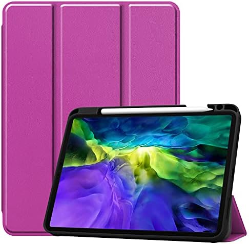 AHUOZ Tablet PC Kılıf Çanta Kollu için iPad Pro 11 2018/2020 Tablet Kılıf Kapak,yumuşak TPU Koruma Kapağı ile Otomatik Uyandırma