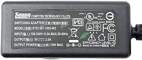 SYS1381-1005-W2 10 W Güç Kaynağı 5 V 2A AC-DC Adaptörü