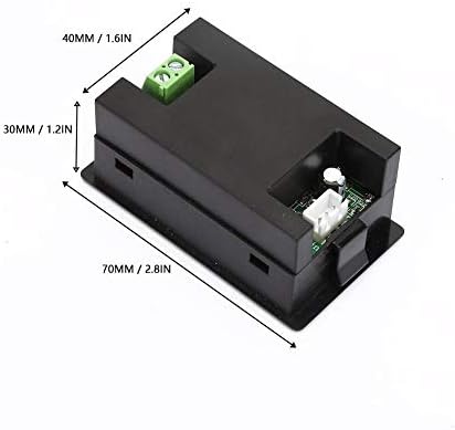 Walfront LED Voltmetre Ampermetre, Üç Renk Dijital Multimetre Ekran Gerilim Akım test cihazı, DC 100-300 V 0 - 10A Dedektörü