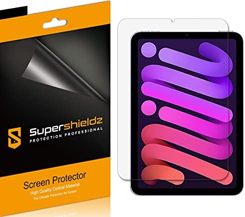 (3 Paket) Supershieldz Apple iPad Mini 6 için Tasarlanmış 8.3-İnç (2021, 6th Nesil) Ekran Koruyucu, yüksek Çözünürlüklü Clear