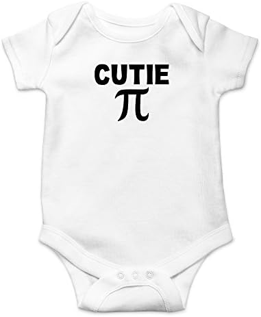 Çılgın Bros Tees Tatlı Pasta-Matematik Parodi Komik Sevimli Yenilik Bebek Tek Parça Bebek Bodysuit