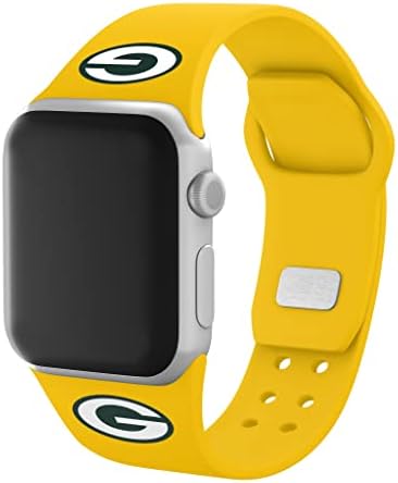 Oyun Zamanı Green Bay Packers Silikon Spor Saat Kayışı Apple Watch ile Uyumlu
