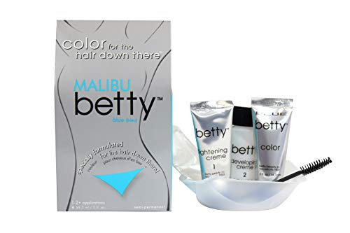 Malibu Betty-Aşağıdaki Saçlar için Saç Rengi Seti, Mavi (4'lü Paket)