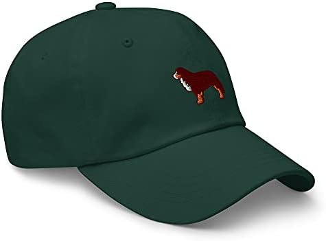 Bernese dağ köpeği sevgilisi sahibi işlemeli baba şapka kap giyim hediye