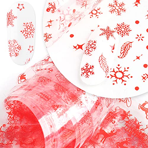 Noel Tırnak Çıkartmalar Transferi Folyo CHANGAR Noel Ağacı Çan Şapka Çorap Şeker Noel Baba Tırnak Folyo Yapışkan Çıkartmalar