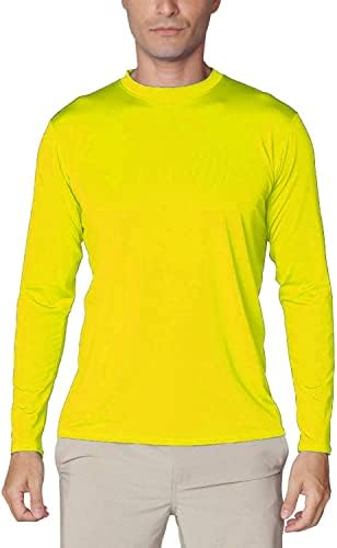 INGEAR erkek UPF50 + Uzun Kollu UV Güneş Koruma Gömlek Hızlı Kuru Açık Gömlek Balıkçılık Koşu Egzersiz için