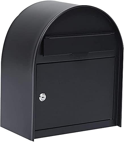 Wzglod Posta Kutuları Mektup Posta Kutusu Duvara Monte Posta Kutusu-Parsel Damla Kutusu, Su Geçirmez Kilitlenebilir Güvenli Güvenli