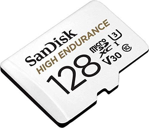 SanDisk Yüksek Dayanıklılık 128 GB microSDXC Hafıza Kartı (2 Paket) Dash Kameralar ve Ev Güvenlik Sistemi Video Kameralar için