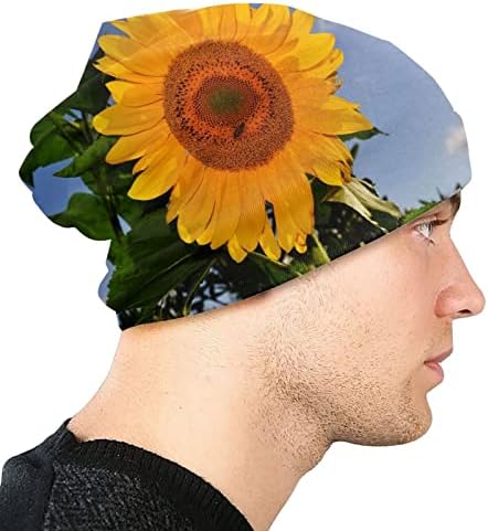 SDEOH Bere Şapka Erkekler Kadınlar için Çiçekler Termal Kap Yumuşak İzle Kap Unisex Kış Şapka