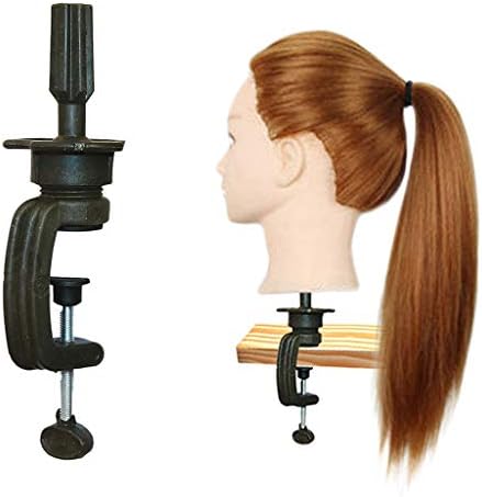 Sunlucky Peruk Manken Kafa Standı-Eğitim Kafa Standı Tutucu Kelepçe Siyah-Manken Kafa insan saçı peruk Modeli Kafa Çerçeve Kuaförlük