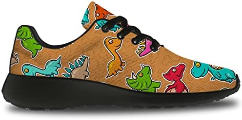 Cıadoon Dinozor Ayakkabı Bayan Erkek koşu ayakkabıları Rahat Hafif Atletik Tenis Yürüyüş Sneakers Hediyeler için Erkek Kız